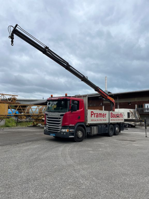 Scania G 410 LG 6x2 Kran Palfinger 20001 Scania G 410 LG 6x2 Kran Palfinger 20001 - Platós teherautó, Darus autó: 1 kép. Scania G 410 LG 6x2 Kran Palfinger 20001 Scania G 410 LG 6x2 Kran Palfinger 20001 - Platós teherautó, Darus autó: 1 kép.