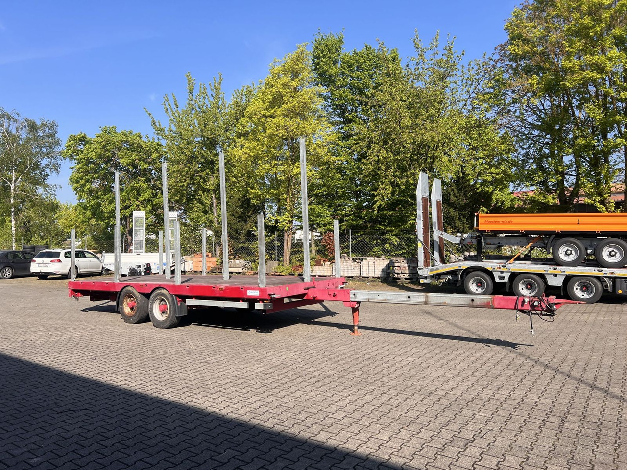 Auwärter Tandempritsche, ausziehbar, wenig Benutzt - Platós pótkocsi: 1 kép. Auwärter Tandempritsche, ausziehbar, wenig Benutzt - Platós pótkocsi: 1 kép.