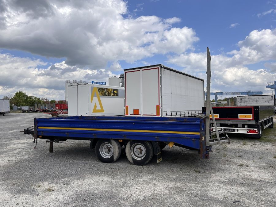 Humbaur HBT10 Tandemtieflader - Pótkocsi mélybölcsős: 3 kép. Humbaur HBT10 Tandemtieflader - Pótkocsi mélybölcsős: 3 kép.