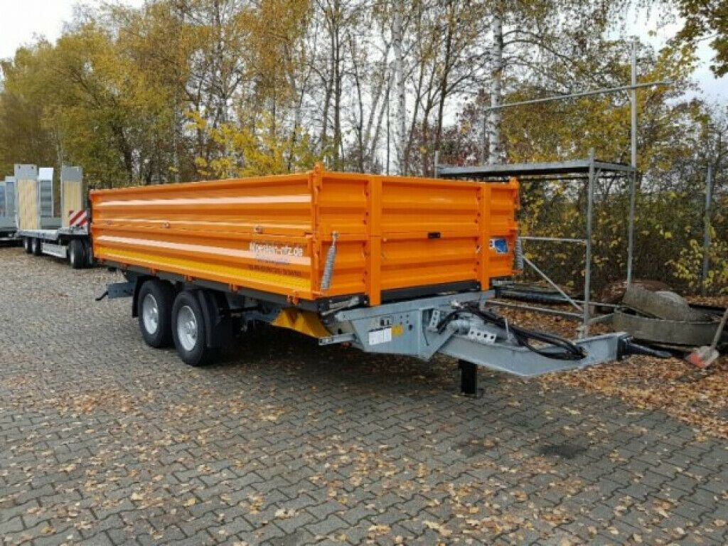 Möslein 13 t Tandem Kipper Tiefladermit Bordwand- Aufsa - Pótkocsi billenőplatós: 5 kép. Möslein 13 t Tandem Kipper Tiefladermit Bordwand- Aufsa - Pótkocsi billenőplatós: 5 kép.
