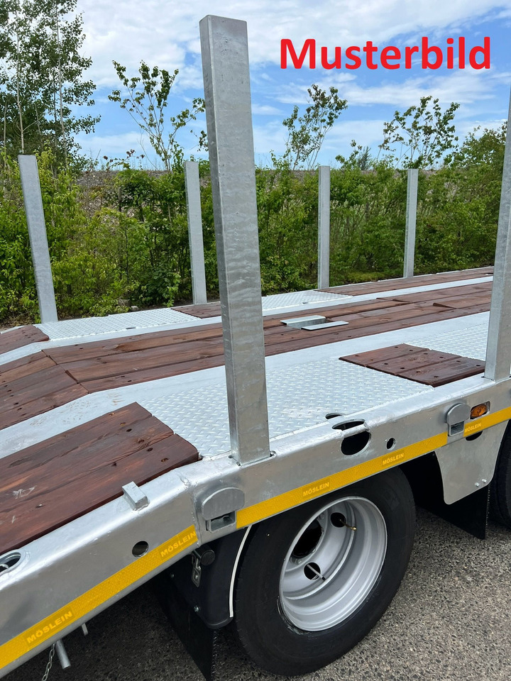 Möslein T 3-8,20 P VB H1 3 Achs Tieflader mit gerader Ladefläche 8,20 m, Neufahrzeug - Pótkocsi mélybölcsős: 3 kép. Möslein T 3-8,20 P VB H1 3 Achs Tieflader mit gerader Ladefläche 8,20 m, Neufahrzeug - Pótkocsi mélybölcsős: 3 kép.