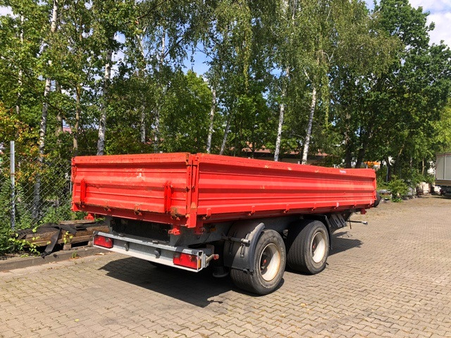 Möslein TTD 19 Schwebheim 19 t Tandemkipper- Tieflader - Pótkocsi billenőplatós: 3 kép. Möslein TTD 19 Schwebheim 19 t Tandemkipper- Tieflader - Pótkocsi billenőplatós: 3 kép.