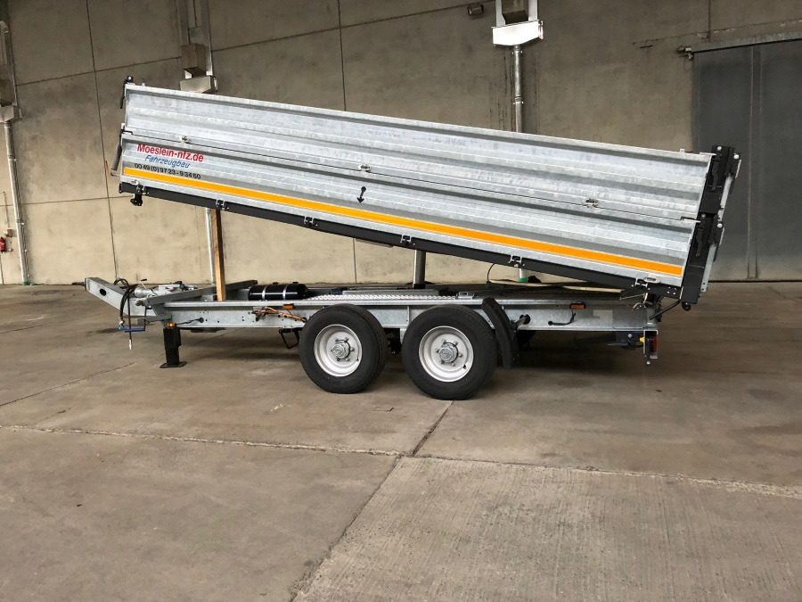 Möslein TTD11- BA Verzinkt neuer Tandem Kipper Tieflader + Aufsatz - Pótkocsi billenőplatós: 3 kép. Möslein TTD11- BA Verzinkt neuer Tandem Kipper Tieflader + Aufsatz - Pótkocsi billenőplatós: 3 kép.