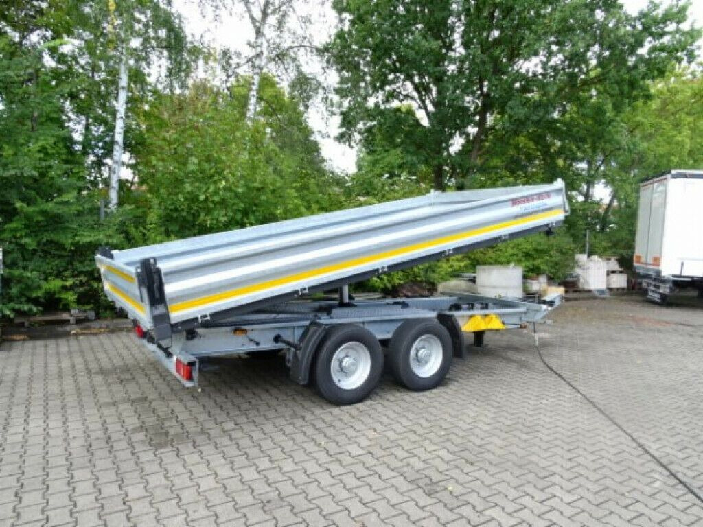 Möslein neuer Tandem 3- Seitenkipper Tieflader-- Neufah - Pótkocsi billenőplatós: 4 kép. Möslein neuer Tandem 3- Seitenkipper Tieflader-- Neufah - Pótkocsi billenőplatós: 4 kép.