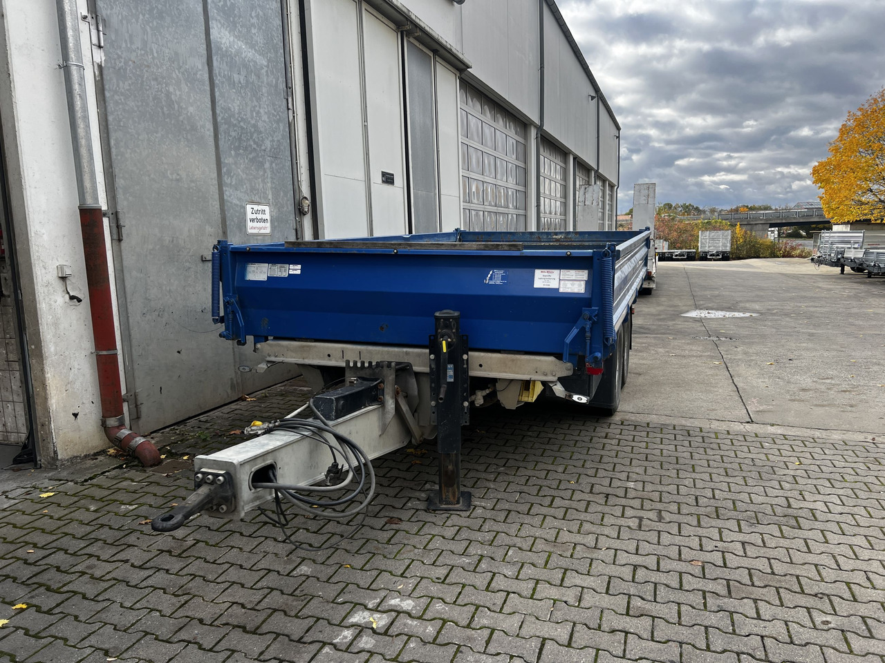 Müller Mitteltal TA-2  14,4 t Tandemkipper, Breitbereifung - Pótkocsi billenőplatós: 5 kép. Müller Mitteltal TA-2  14,4 t Tandemkipper, Breitbereifung - Pótkocsi billenőplatós: 5 kép.