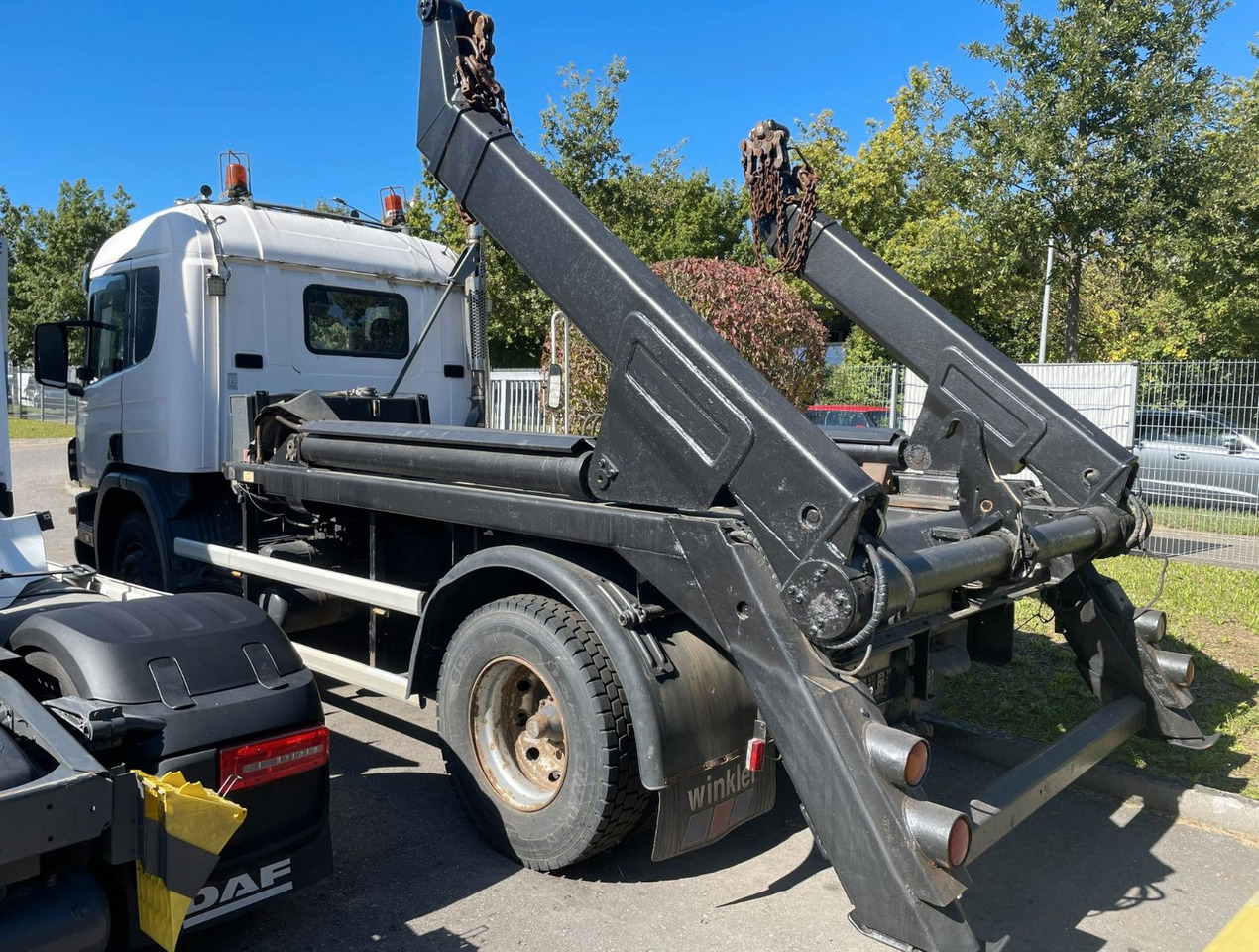 Scania B4X2 ATL, Absetzkipper - Billenőplatós teherautó, Darus autó: 4 kép. Scania B4X2 ATL, Absetzkipper - Billenőplatós teherautó, Darus autó: 4 kép.