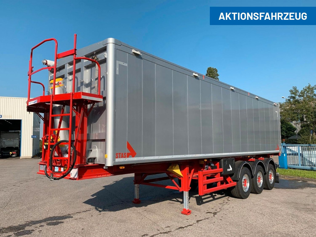 Stas Agrostar 51,8 cbm Stas Agrostar 51,8 cbm - Félpótkocsi billenőplatós: 1 kép. Stas Agrostar 51,8 cbm Stas Agrostar 51,8 cbm - Félpótkocsi billenőplatós: 1 kép.