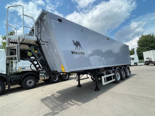 Wielton Bulk Master 3-Achs-Kippsattelauflieger 47 cbm - Félpótkocsi billenőplatós: 1 kép. Wielton Bulk Master 3-Achs-Kippsattelauflieger 47 cbm - Félpótkocsi billenőplatós: 1 kép.