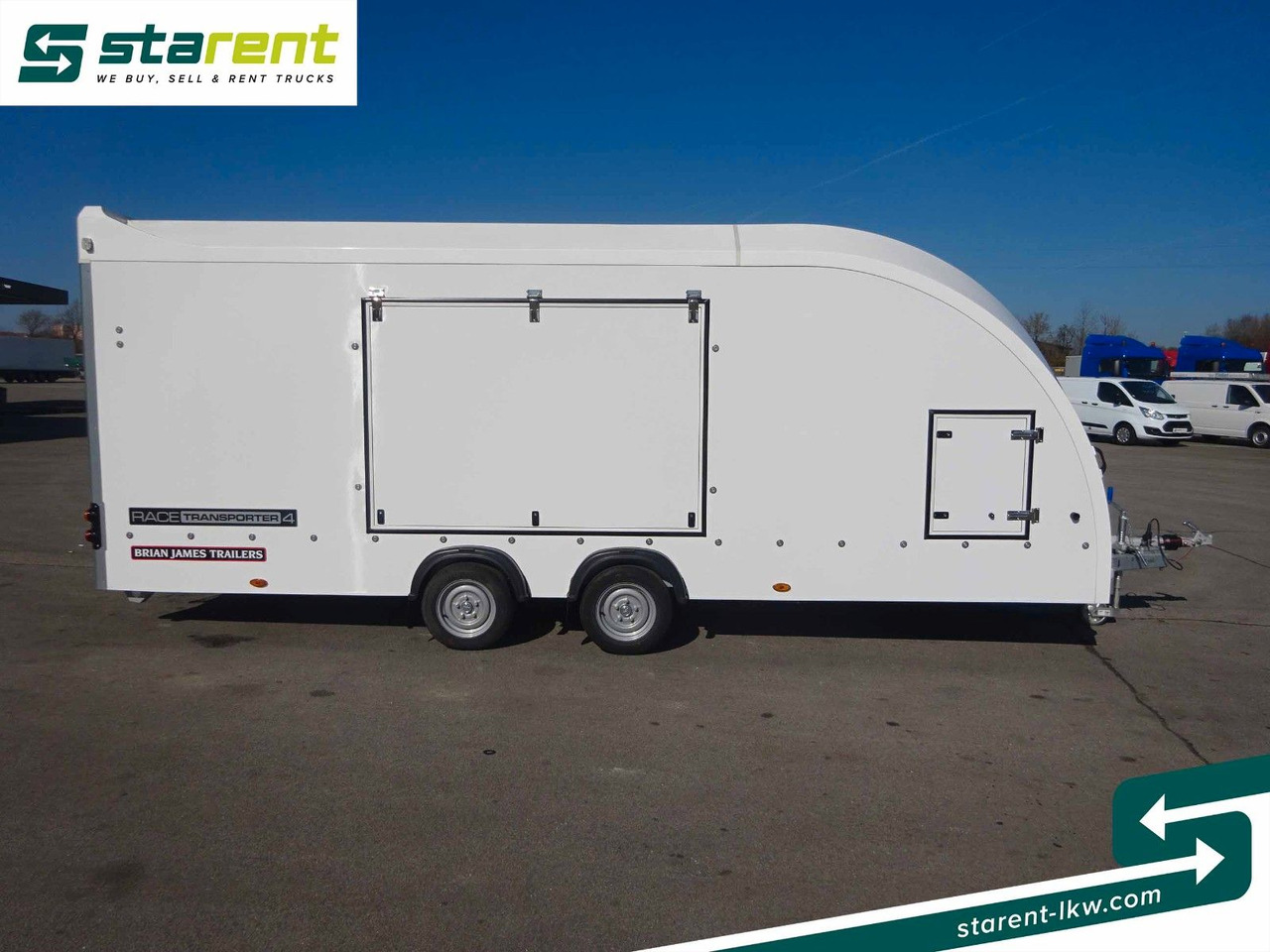 Brian James Race Transporter 4, Seilwinde, Kippfunktion - Pótkocsi autószállító: 4 kép. Brian James Race Transporter 4, Seilwinde, Kippfunktion - Pótkocsi autószállító: 4 kép.