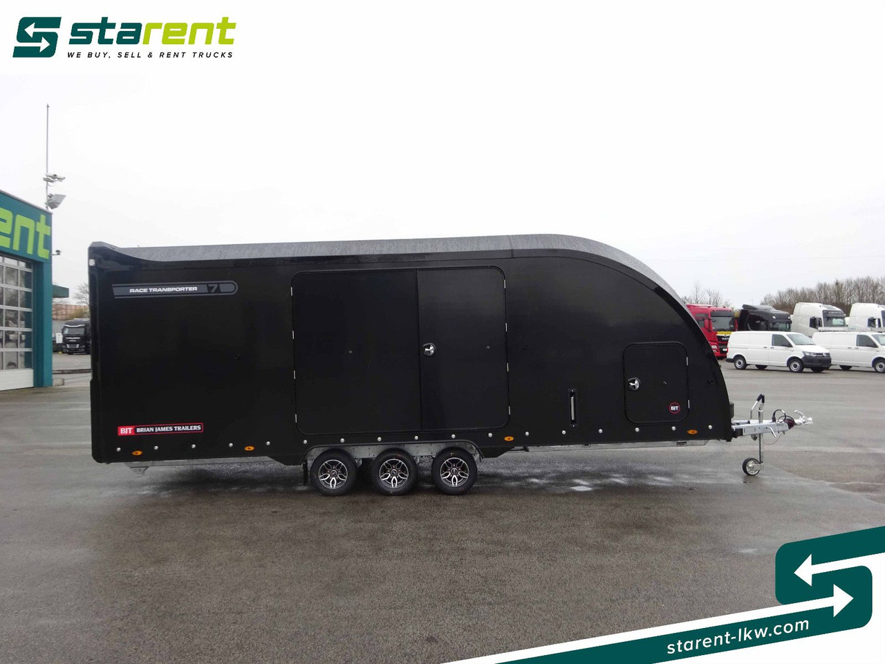 Brian James Trailers Race Transporter 7, Seilwinde - Pótkocsi autószállító: 4 kép. Brian James Trailers Race Transporter 7, Seilwinde - Pótkocsi autószállító: 4 kép.