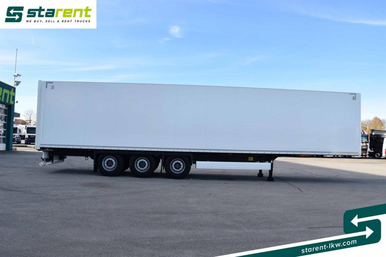 Krone 3-Achs Trockenfrachtkoffer 3x Zurrleiste - Félpótkocsi dobozos: 4 kép. Krone 3-Achs Trockenfrachtkoffer 3x Zurrleiste - Félpótkocsi dobozos: 4 kép.