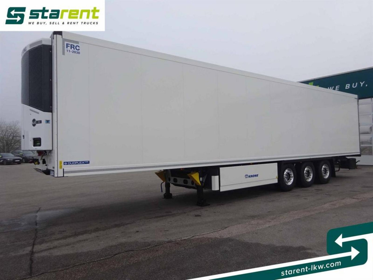 Krone Thermo King SLXi300 Alu Doppel Blumenbereit Lift-A - Félpótkocsi hűtős: 1 kép. Krone Thermo King SLXi300 Alu Doppel Blumenbereit Lift-A - Félpótkocsi hűtős: 1 kép.