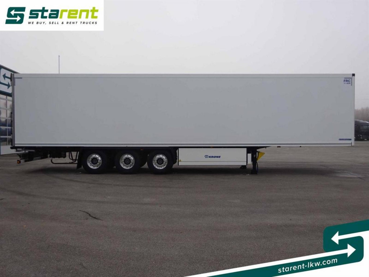 Krone Thermo King SLXi300 Alu Doppel Blumenbreit Lift-A - Félpótkocsi hűtős: 4 kép. Krone Thermo King SLXi300 Alu Doppel Blumenbreit Lift-A - Félpótkocsi hűtős: 4 kép.