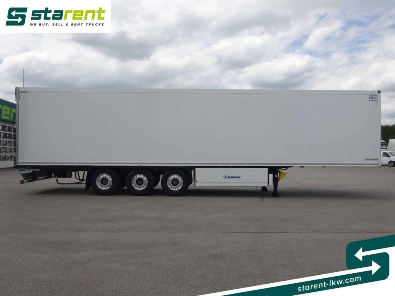 Krone Thermo King SLXi300 Alu Doppel Blumenbreit Lift-A - Félpótkocsi hűtős: 4 kép. Krone Thermo King SLXi300 Alu Doppel Blumenbreit Lift-A - Félpótkocsi hűtős: 4 kép.