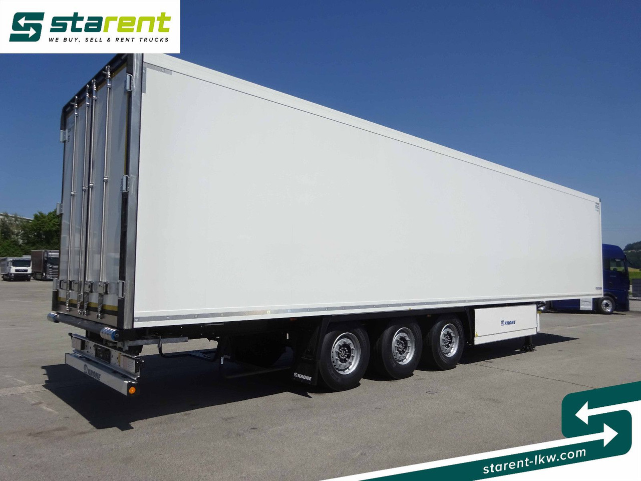 Krone Thermotrailer Carrier Vector 1550, Zurrleisten - Félpótkocsi hűtős: 5 kép. Krone Thermotrailer Carrier Vector 1550, Zurrleisten - Félpótkocsi hűtős: 5 kép.