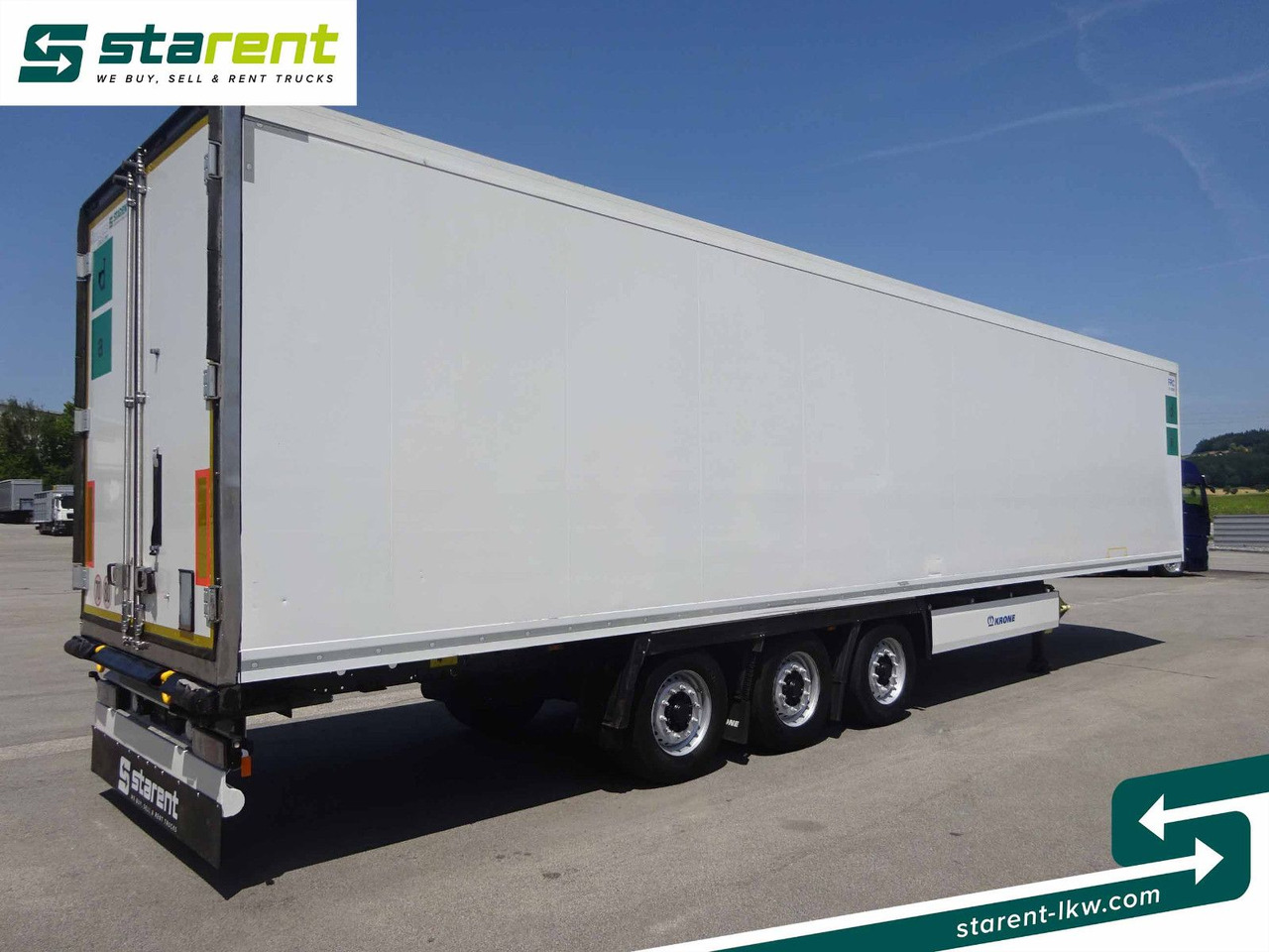 Krone Thermotrailer, Carrier Vector 1950, Doppelstock - Félpótkocsi dobozos: 5 kép. Krone Thermotrailer, Carrier Vector 1950, Doppelstock - Félpótkocsi dobozos: 5 kép.