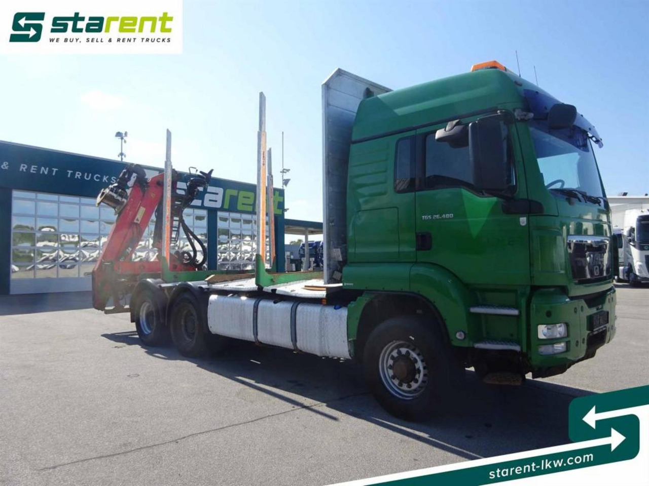 MAN TGS 26.480 6x6 Holzaufbau mit Kran, Palfinger 120Z - Rönkszállító teherautó: 3 kép. MAN TGS 26.480 6x6 Holzaufbau mit Kran, Palfinger 120Z - Rönkszállító teherautó: 3 kép.