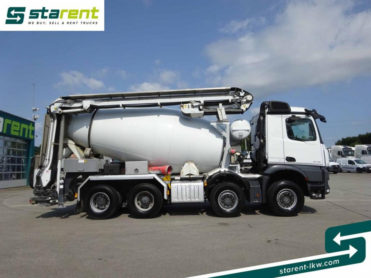 Mercedes Benz Arocs 3748 8x4 Liebherr Betonmischer + Förderband - Betonmixer: 4 kép. Mercedes Benz Arocs 3748 8x4 Liebherr Betonmischer + Förderband - Betonmixer: 4 kép.