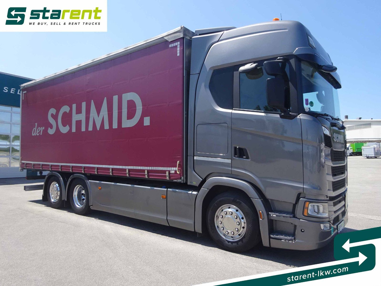 Scania S500 Planen Aufbau Schwarzmüller 6x2, Standklima - Ponyvás teherautó: 3 kép. Scania S500 Planen Aufbau Schwarzmüller 6x2, Standklima - Ponyvás teherautó: 3 kép.