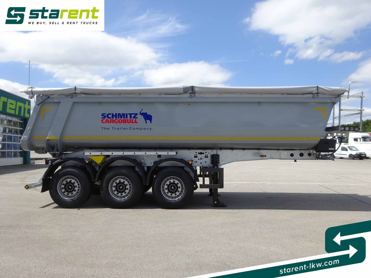 Schmitz Cargobull 3-Achs Kipper, 24m³, Liftachse - Félpótkocsi billenőplatós: 4 kép. Schmitz Cargobull 3-Achs Kipper, 24m³, Liftachse - Félpótkocsi billenőplatós: 4 kép.