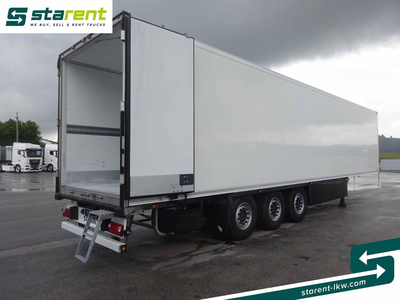 Félpótkocsi hűtős Schmitz Cargobull Thermo King SLXi300, Palettenkasten: 9 kép.