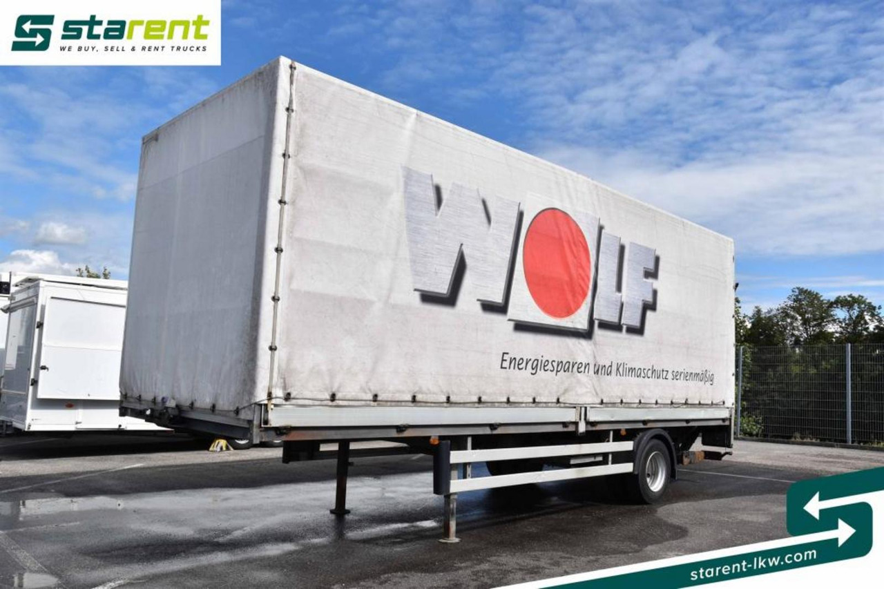 Steininger Minisattel Bordwände Ladebordwand - Ponyvás félpótkocsi: 1 kép. Steininger Minisattel Bordwände Ladebordwand - Ponyvás félpótkocsi: 1 kép.