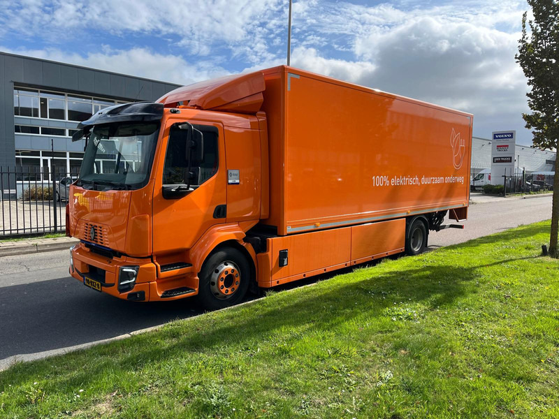 Renault E-Tech D 16 MED P4x2 6x 94 kwh - Dobozos felépítményű teherautó, Elektromos teherautó: 1 kép. Renault E-Tech D 16 MED P4x2 6x 94 kwh - Dobozos felépítményű teherautó, Elektromos teherautó: 1 kép.