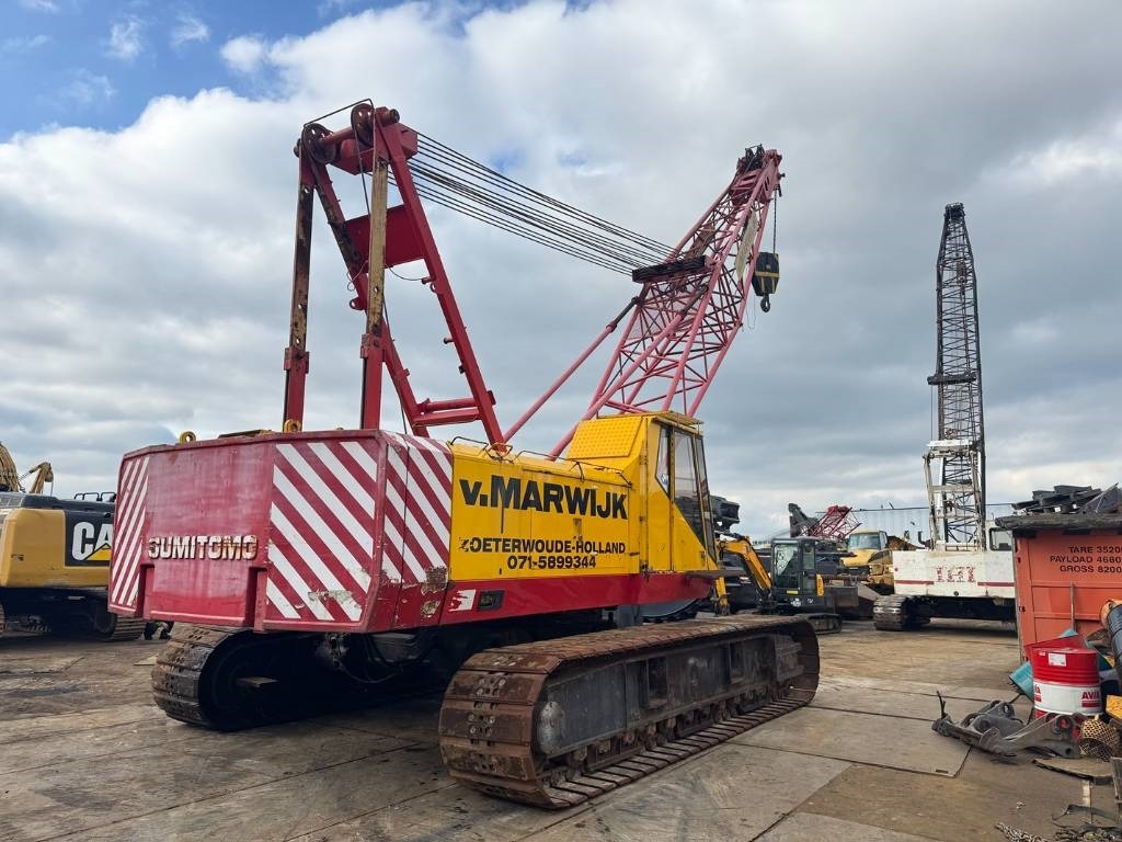 Sumitomo LS120RH 36M BOOM 12M JIB - Lánctalpas daru: 5 kép. Sumitomo LS120RH 36M BOOM 12M JIB - Lánctalpas daru: 5 kép.