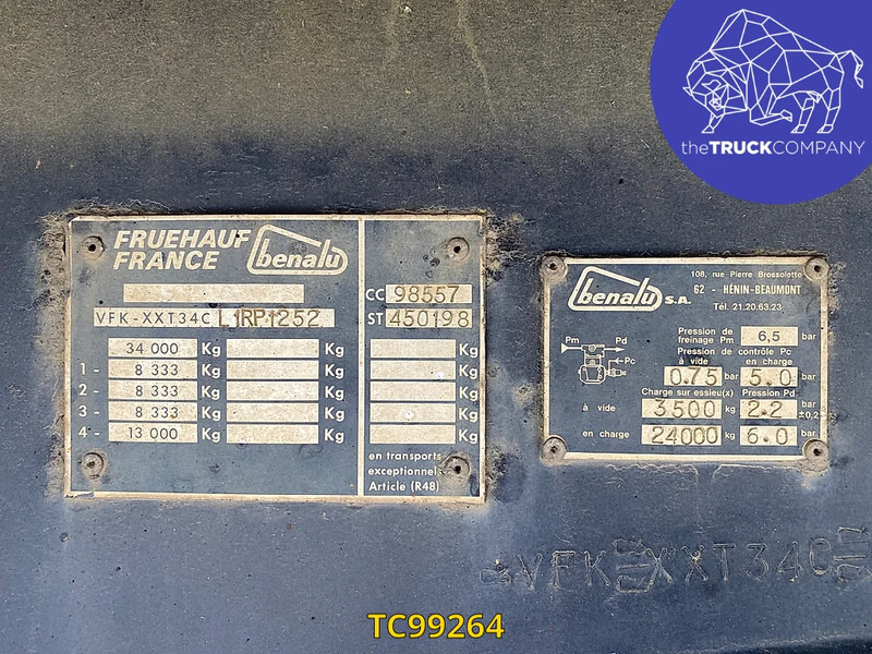 Félpótkocsi billenőplatós Benalu BULKLINER: 10 kép.