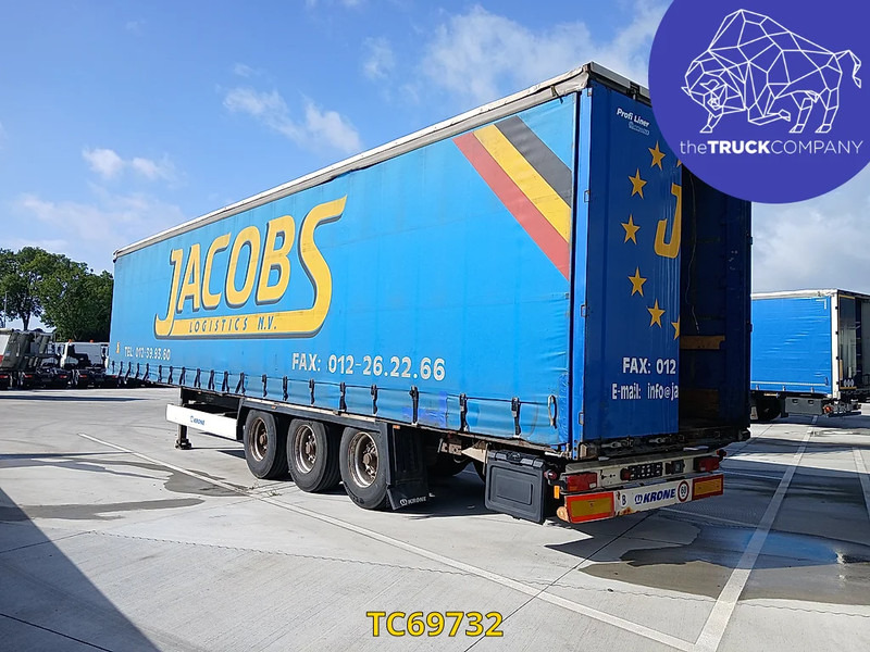 Krone  - Ponyvás félpótkocsi: 3 kép. Krone  - Ponyvás félpótkocsi: 3 kép.