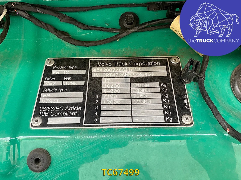 Nyergesvontató Volvo FH 500: 12 kép.