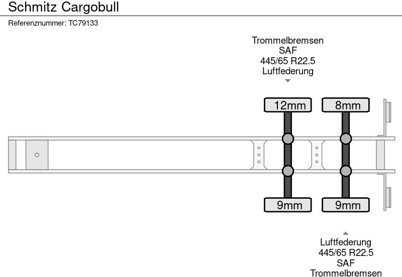 Félpótkocsi billenőplatós Schmitz Cargobull: 15 kép.