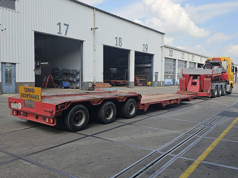 Goldhofer STZ-VL 3-35/80 3.5M EXT 54 TON - Félpótkocsi mélybölcsős: 2 kép. Goldhofer STZ-VL 3-35/80 3.5M EXT 54 TON - Félpótkocsi mélybölcsős: 2 kép.