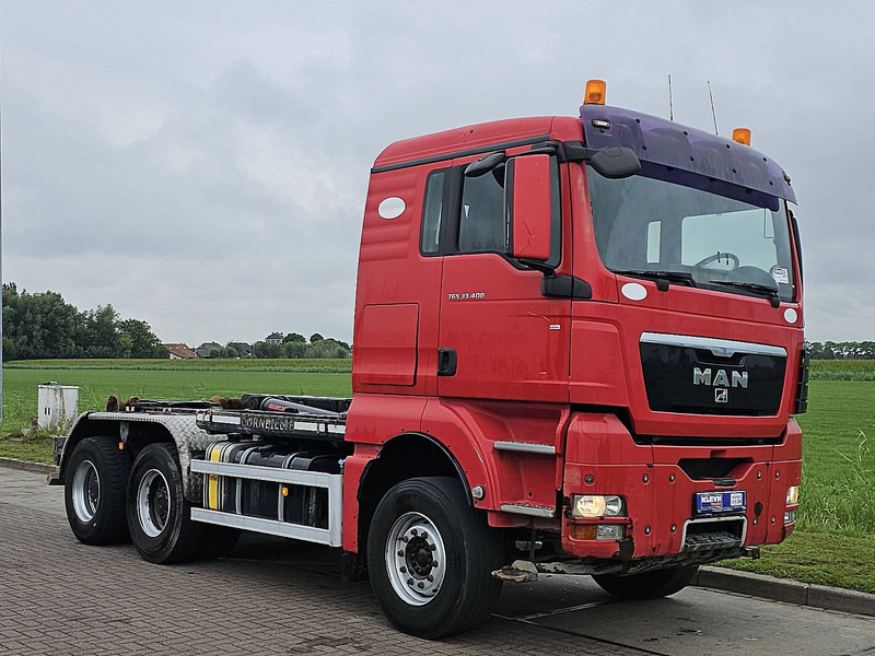 MAN 33.400 TGX XL 6X4 FULL STEEL - Horgos rakodó teherautó: 5 kép. MAN 33.400 TGX XL 6X4 FULL STEEL - Horgos rakodó teherautó: 5 kép.