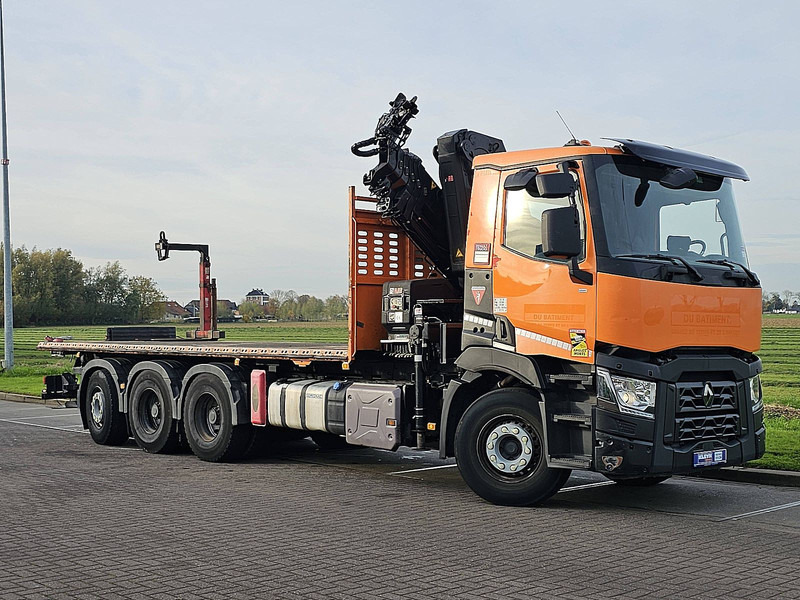 Renault C 430 HIAB 228 E5 - Platós teherautó, Darus autó: 5 kép. Renault C 430 HIAB 228 E5 - Platós teherautó, Darus autó: 5 kép.