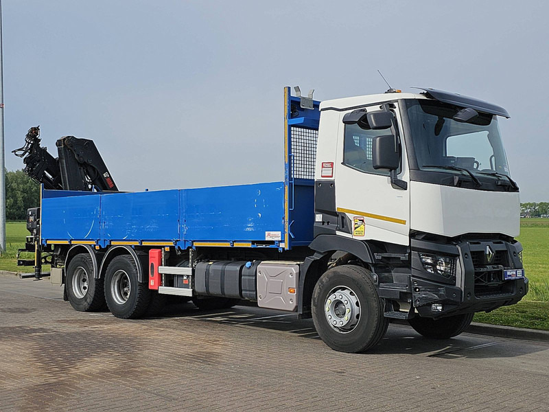 Renault K 430 HIAB 188ES4 - Platós teherautó, Darus autó: 5 kép. Renault K 430 HIAB 188ES4 - Platós teherautó, Darus autó: 5 kép.
