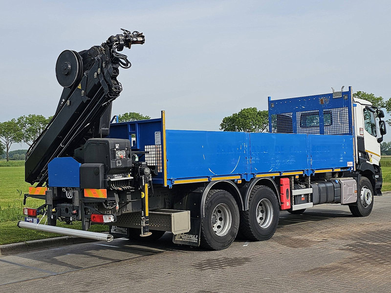Renault K 430 HIAB 188ES4 - Platós teherautó, Darus autó: 3 kép. Renault K 430 HIAB 188ES4 - Platós teherautó, Darus autó: 3 kép.