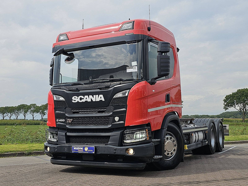 Scania G450 - Cserefelépítményes teherautó: 1 kép. Scania G450 - Cserefelépítményes teherautó: 1 kép.