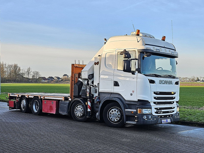 Scania R490 8x2*6 HMF6020 K6 - Platós teherautó, Darus autó: 5 kép. Scania R490 8x2*6 HMF6020 K6 - Platós teherautó, Darus autó: 5 kép.