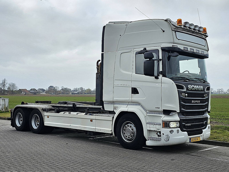 Scania R520 TL V8 6X2 NL-TRUCK - Horgos rakodó teherautó: 5 kép. Scania R520 TL V8 6X2 NL-TRUCK - Horgos rakodó teherautó: 5 kép.