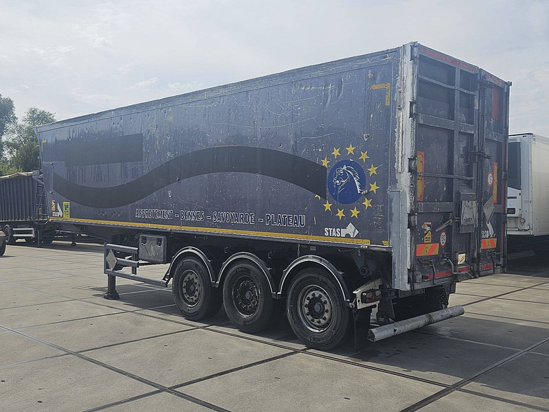 Stas S300CX 55M3 ALU,COIL - Félpótkocsi billenőplatós: 5 kép. Stas S300CX 55M3 ALU,COIL - Félpótkocsi billenőplatós: 5 kép.