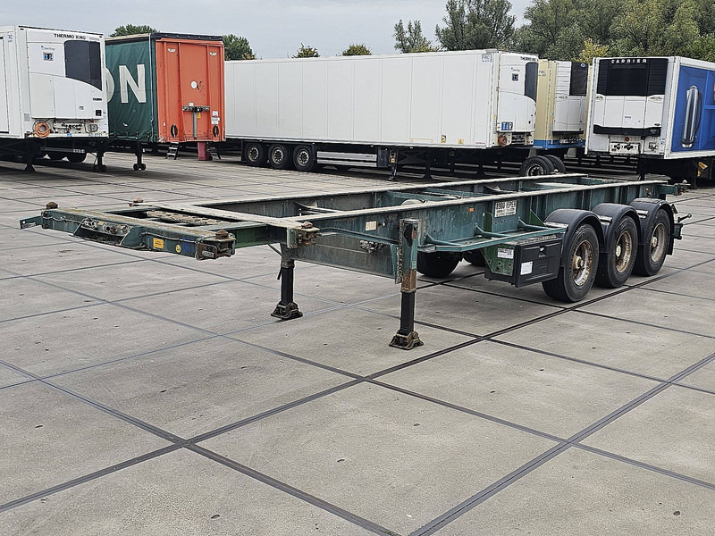 Van Hool Containerchassis 1x20ft 1x30ft - Félpótkocsi cserefelépítményes: 1 kép. Van Hool Containerchassis 1x20ft 1x30ft - Félpótkocsi cserefelépítményes: 1 kép.