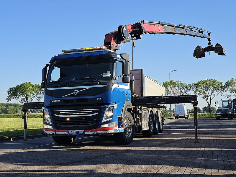 Volvo FM 460 8X2 HMF 3220 K6 - Platós teherautó, Darus autó: 1 kép. Volvo FM 460 8X2 HMF 3220 K6 - Platós teherautó, Darus autó: 1 kép.