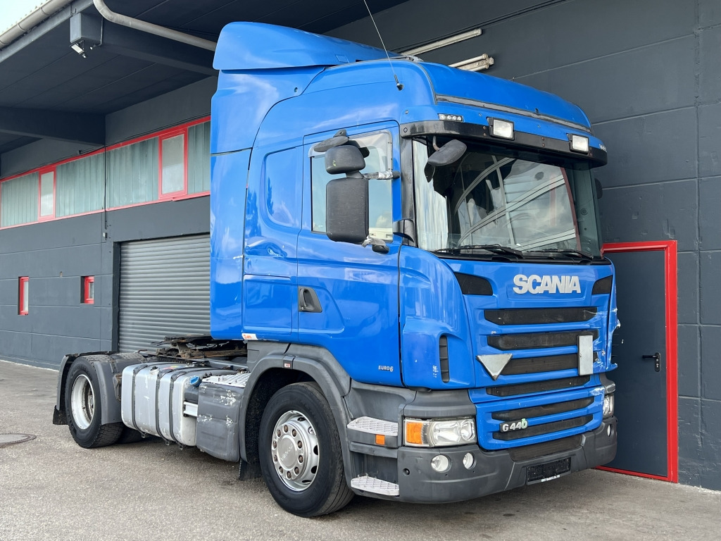 Scania G440 Euro6 Highline Klimaautom.Retarder  2xTank - Nyergesvontató: 1 kép. Scania G440 Euro6 Highline Klimaautom.Retarder  2xTank - Nyergesvontató: 1 kép.