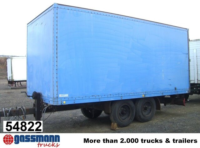 ACKERMANN-FRUEHAUF TPW A8,6/5,6E - Pótkocsi dobozos: 1 kép. ACKERMANN-FRUEHAUF TPW A8,6/5,6E - Pótkocsi dobozos: 1 kép.