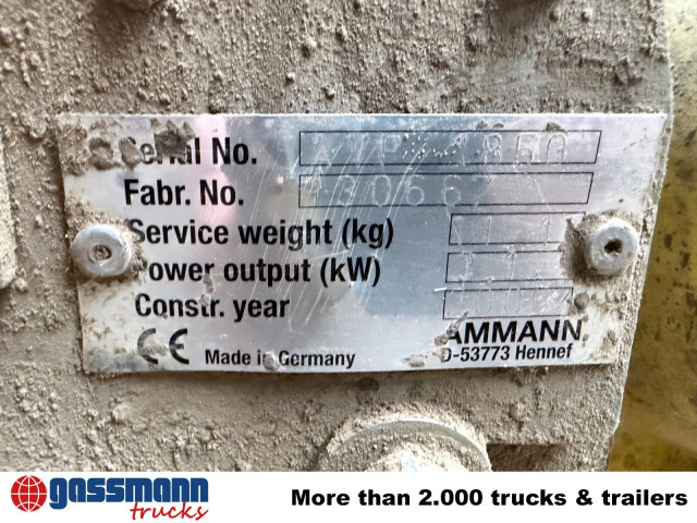 Ammann AVP 1850 Rüttelplatte - Lapvibrátor: 4 kép. Ammann AVP 1850 Rüttelplatte - Lapvibrátor: 4 kép.