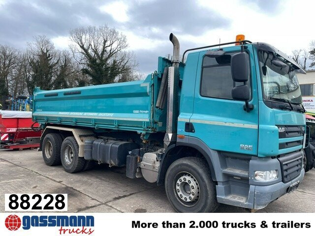 DAF CF 85.460 6x4, Bordmatik links - Billenőplatós teherautó: 1 kép. DAF CF 85.460 6x4, Bordmatik links - Billenőplatós teherautó: 1 kép.