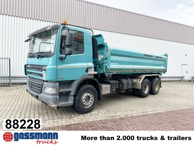 DAF CF 85.460 6x4, Bordmatik links - Billenőplatós teherautó: 1 kép. DAF CF 85.460 6x4, Bordmatik links - Billenőplatós teherautó: 1 kép.