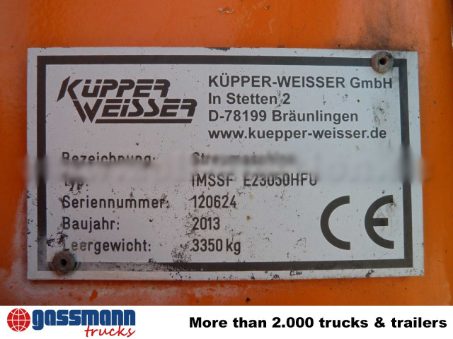 IMSSF E23050HFU Kombistreuer ca. 5m³/6600l - Egyéb gépek: 3 kép. IMSSF E23050HFU Kombistreuer ca. 5m³/6600l - Egyéb gépek: 3 kép.