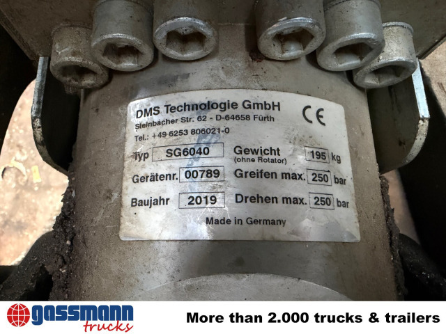 DMS Sortiergreifer SG6040 - Építőipari gépek: 5 kép. DMS Sortiergreifer SG6040 - Építőipari gépek: 5 kép.